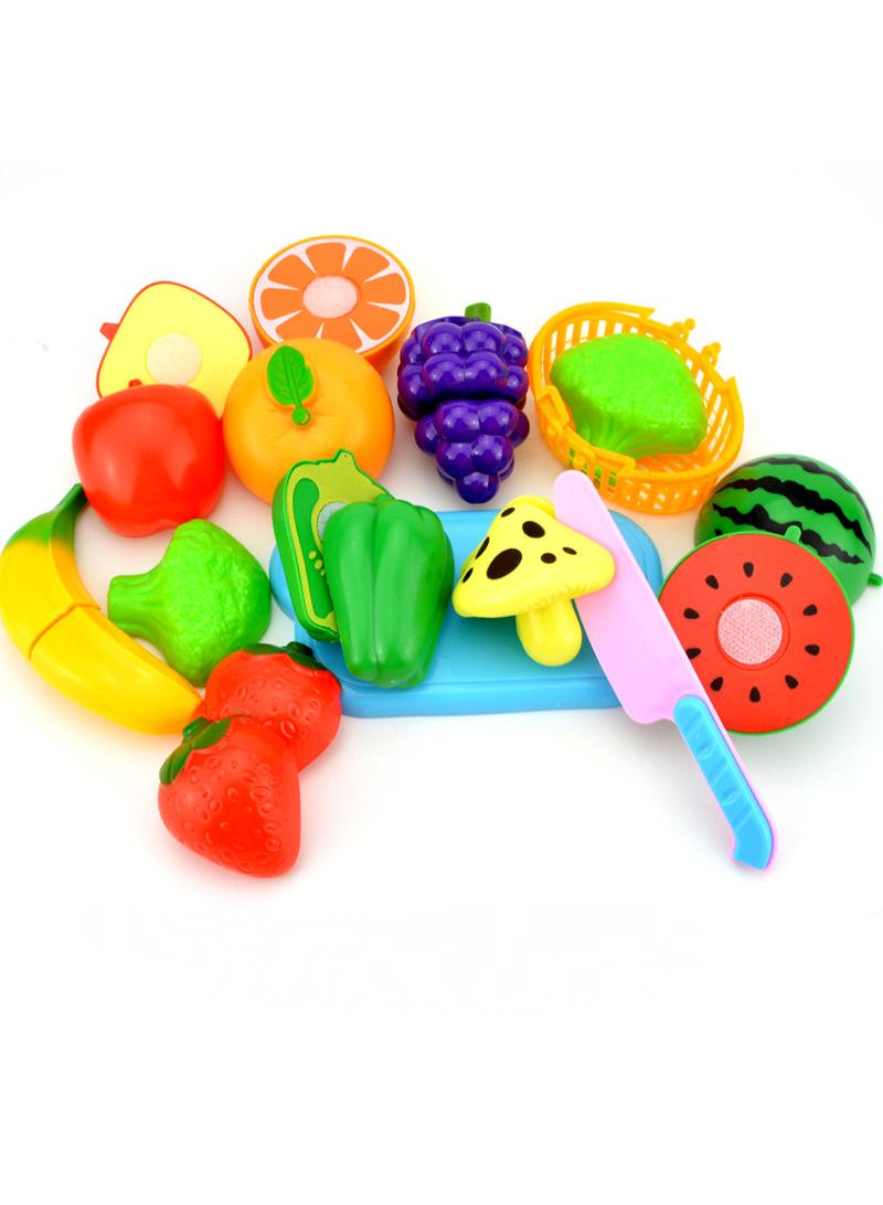 12 Pcs Creative Kitchen Pretend Play Toy Set With Non-toxic Material for Kids