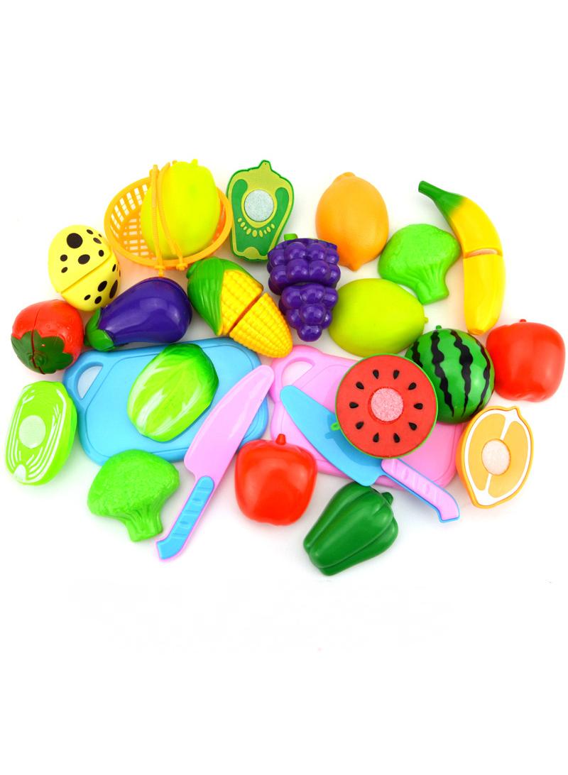 18 Pcs Creative Kitchen Pretend Play Toy Set With Non-toxic Material for Kids