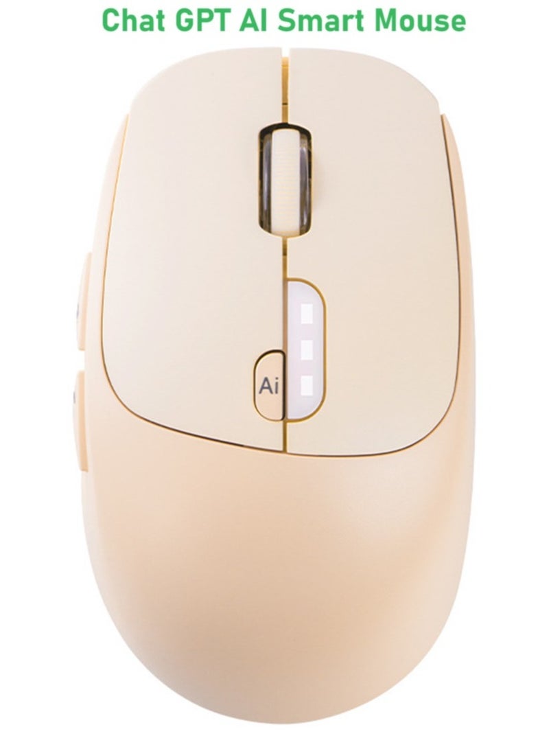 Chat GPT Mouse AI Smart Mouse Wireless Writing Mouse Intelligent Voice Mouse Voice Typing and Real-Time Translation Macaron