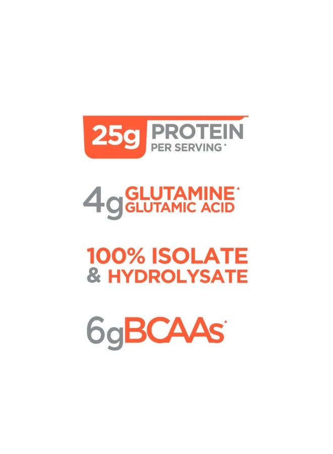 R1 Protein, 100% Whey Protein Isolate & Hydrolysed Whey Protein Isolate, Chocolate Fudge Flavour, 5.09 Lb