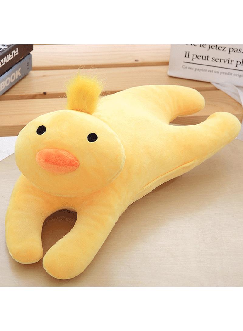 Stuffed Kneeling Duck Plush Pillow Toys Yellow 50cm