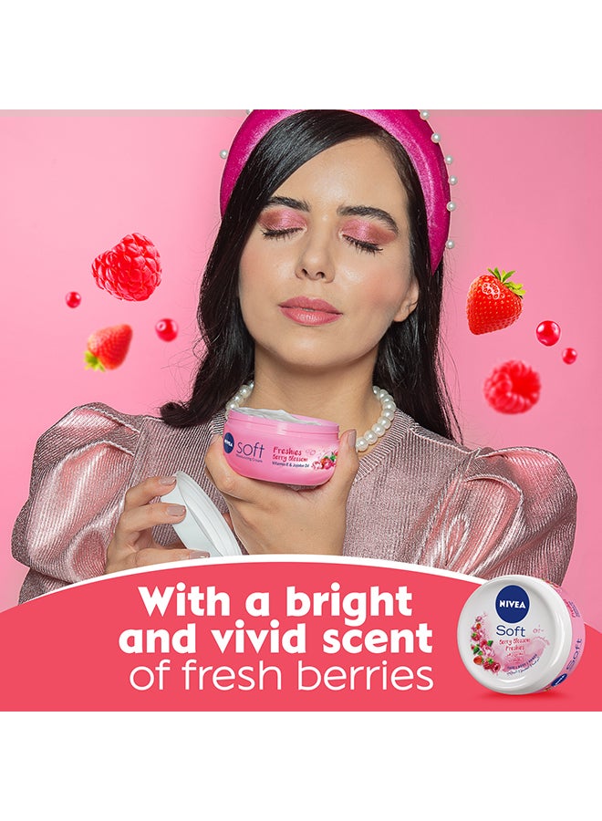 Soft Freshies Moisturizing Cream, Berry Blossom Jar 100ml