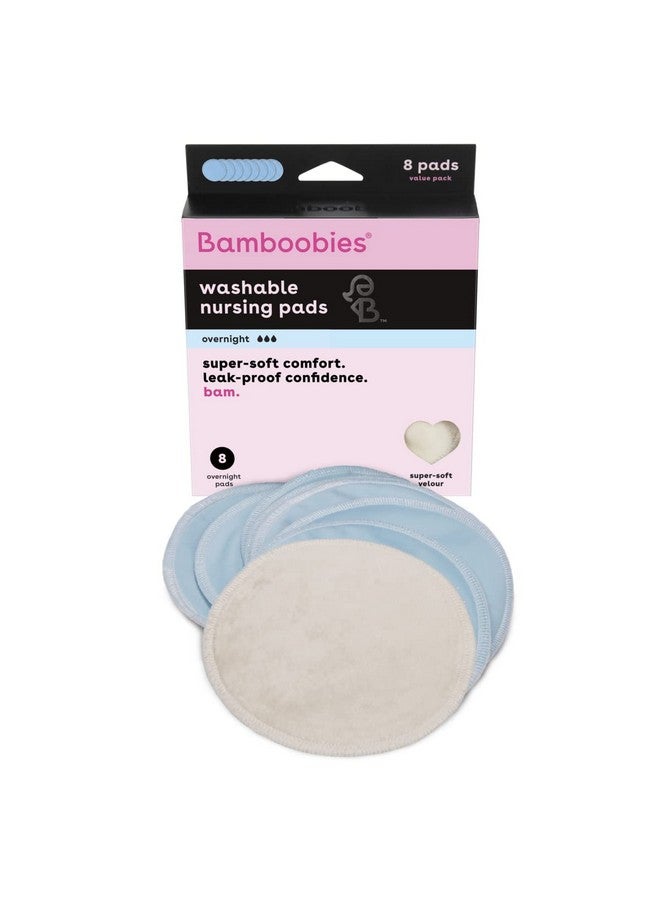 Nursing Pads For Breastfeeding Reusable Washable Breast Pads Super Soft Rayon Made From Bamboo Milk Proof Liner Perfect Baby Shower Gifts Blue