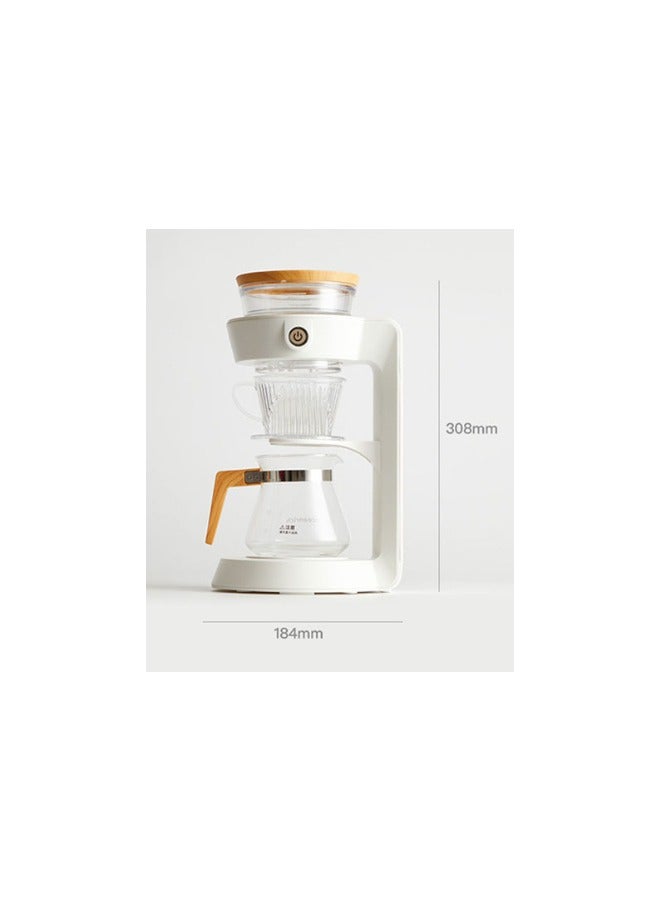Oceanrich Automatic Hand Coffee machine Small drip American brewing machine for home use, one click start, make hand brewing easier, white