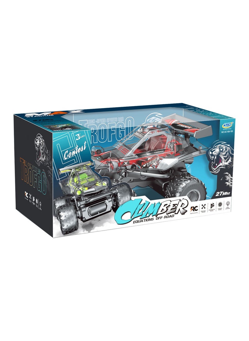 Climber Equations Off-Road - Rubber Tire, Cool Lights - Remote Control Vehicle with Open Window (27MHz) - For Ages 3+