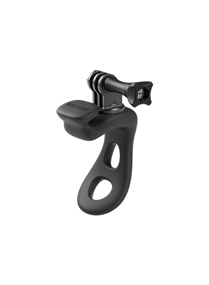 TELESIN Rubber Handlebar Mount for Action Cameras (Black)