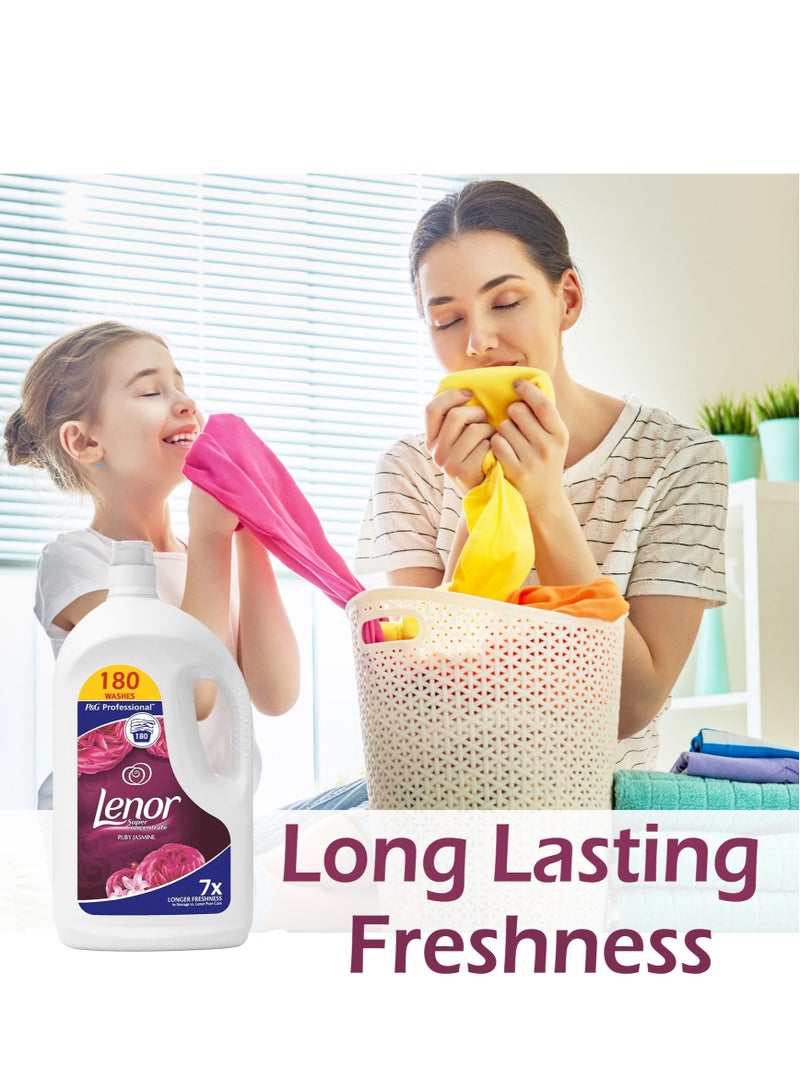 Concentrated Long lasting Baby Fabric Softener in Ruby Jasmine Fragrance 3.6L Comfort Formula For Cloth