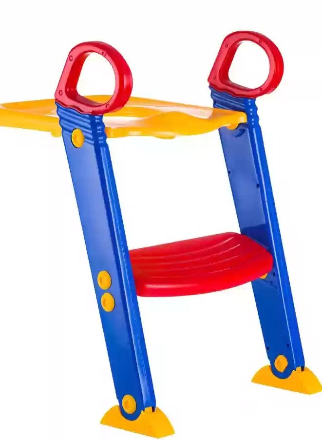 Portable Folding Trainer Toilet Potty Training Ladder Chair for Children