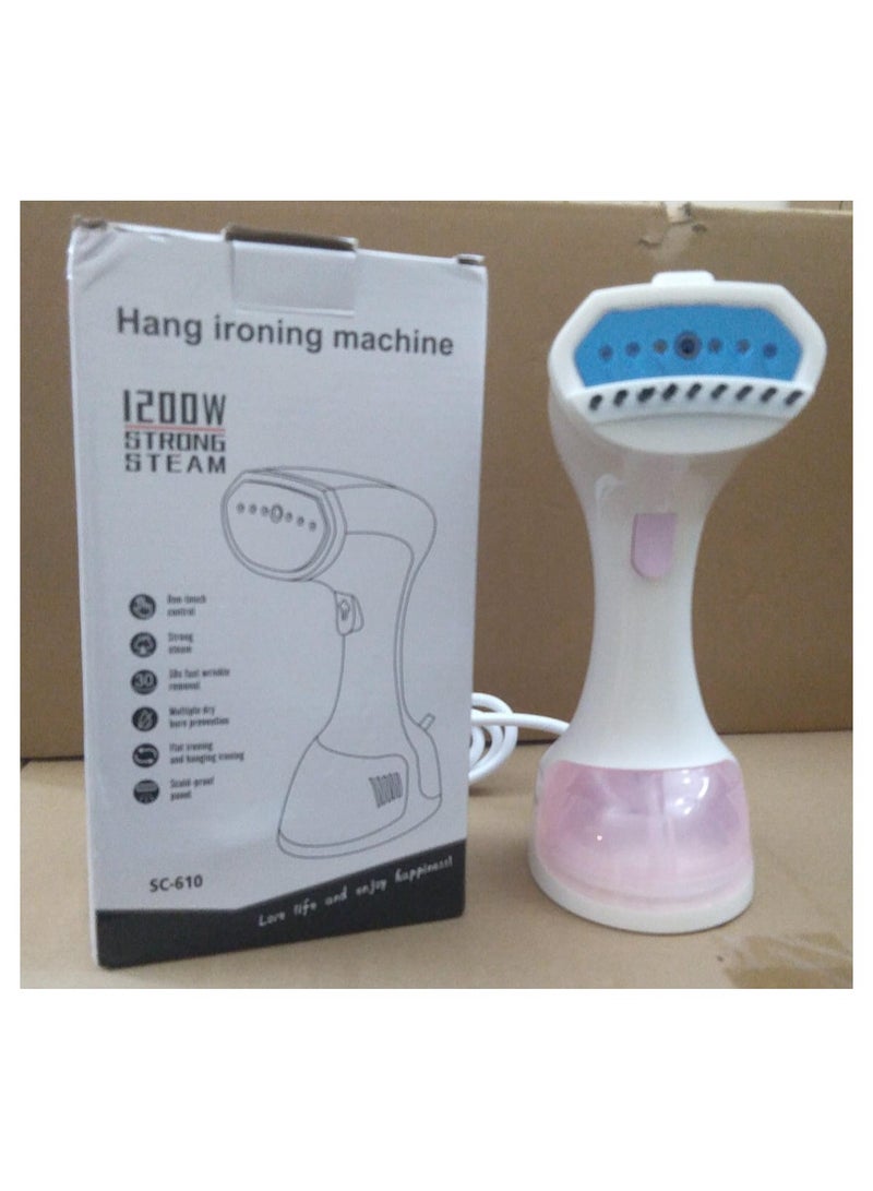 Travel Steamer for Clothes Handheld Garment Steamer 1200W Clothes Steamer Quick Heating Detachable Water Tank