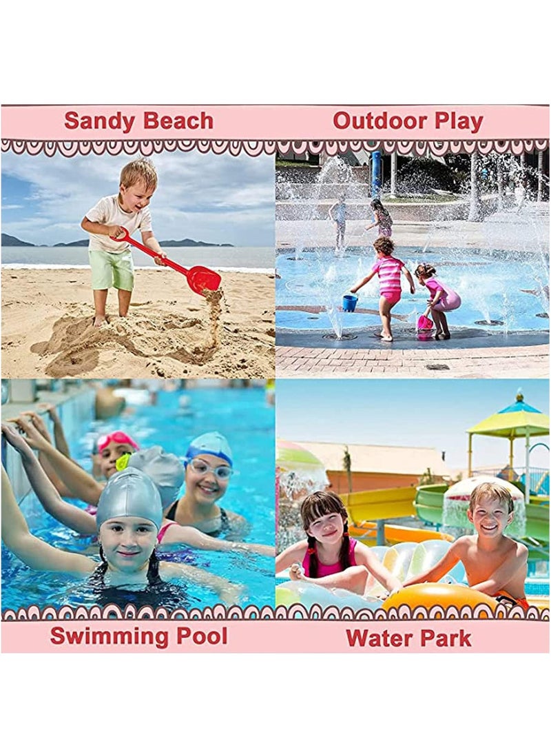 Toddler Swim Vest Kids Water Wings Arm Floaties for 30-50 Pounds Infant Safety Swim Aid Jumper Inflatable Swim Arm Bands Float Sleeves Swimming Armbands for Sea/Pool/Beach/Training (Flamingo)