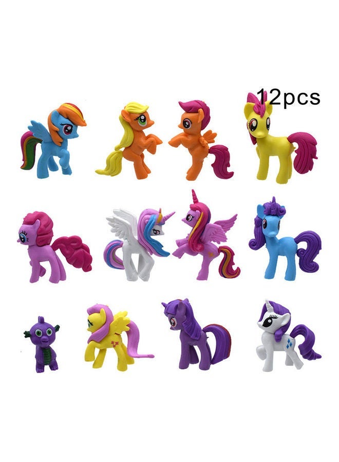 12-Piece My Little Pony Figurines