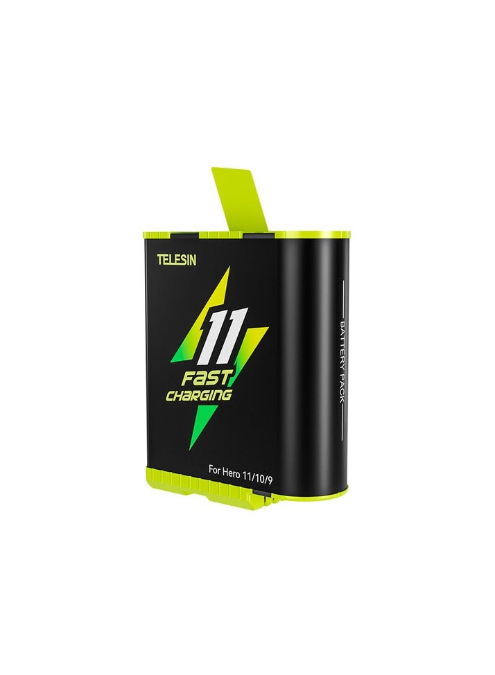 TELESIN 1750mAh Fast-Charging Battery for GoPro HERO11 10 9