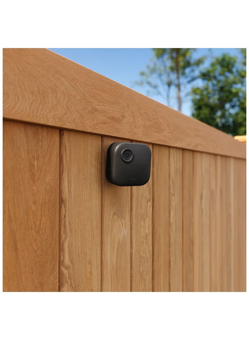 Blink - Outdoor 4 5-Camera Wireless 1080p Security System with Up to Two-year Battery Life - Black