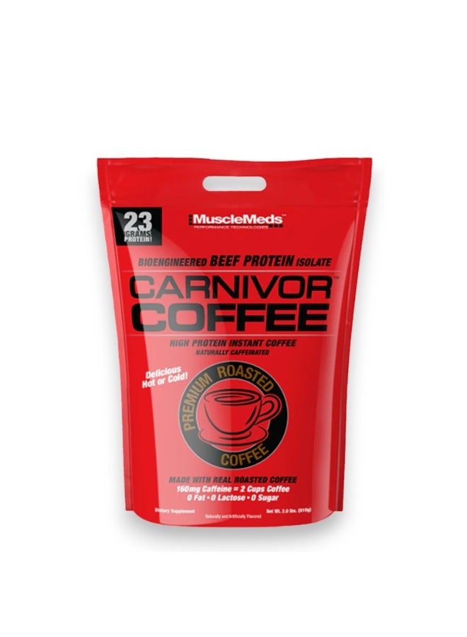 Carnivor Coffee, Bioengineered Beef Protein Isolate, Coffee Flavour, 4.07 Lbs