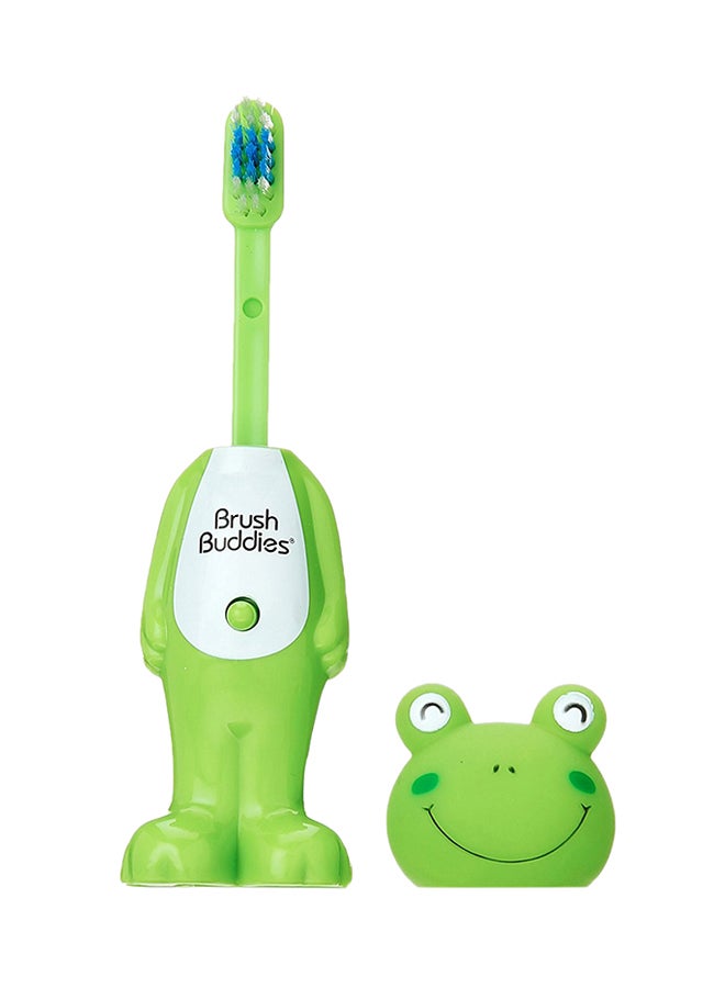 Frog Leapin Louie Toothbrush Green