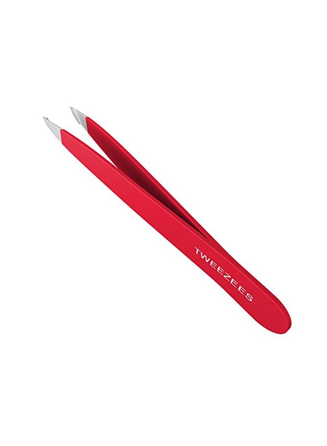 Pack Of 2 Stainless Steel Tweezers Red/Silver