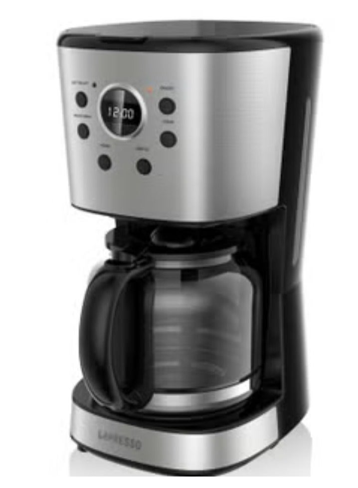 LePresso Drip Coffee Maker w/ Smart Functions 1.5L (LPCMDGBK) Black