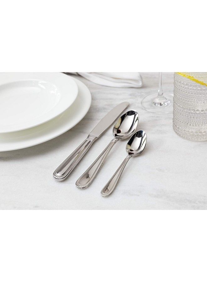 Caviar 18/10 Stainless Steel Flatware 5 Piece Place Setting Service For 1