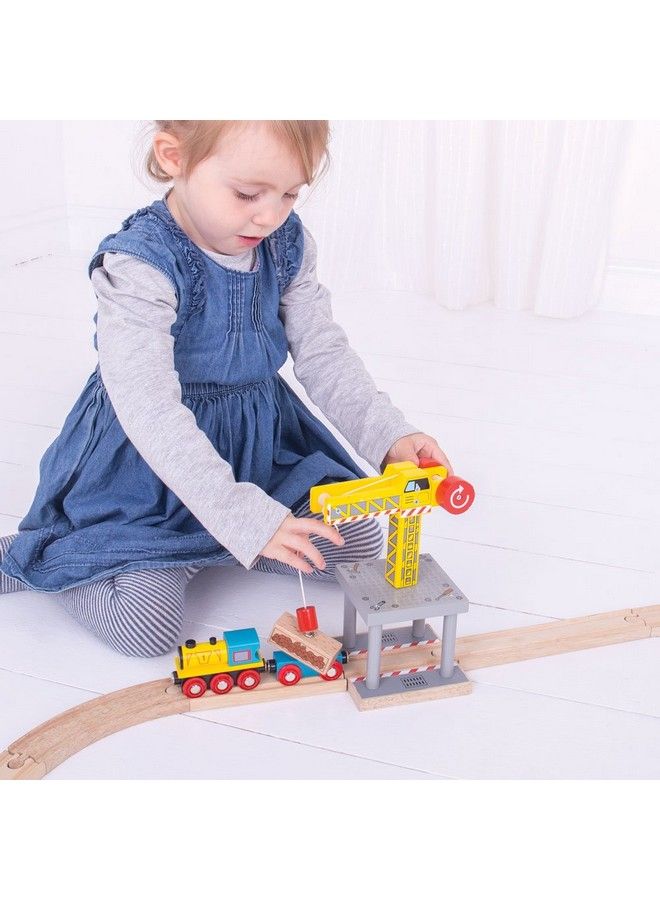 Magnetic Big Yellow Crane Other Major Wooden Rail Brands Are Compatible