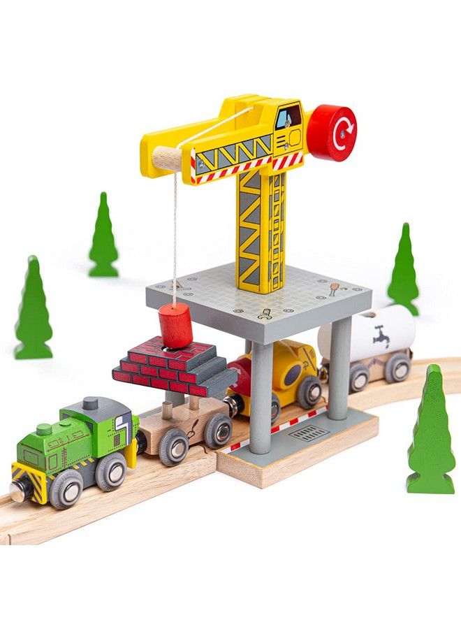 Magnetic Big Yellow Crane Other Major Wooden Rail Brands Are Compatible