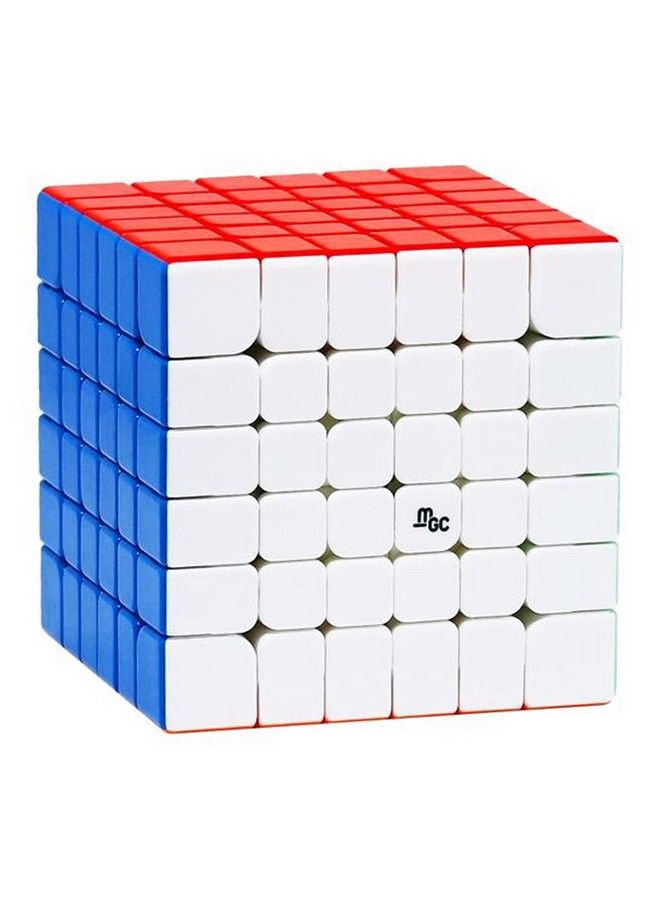 Yj Mgc 6X6 Magnetic Stickerless Speed Cube, Yj Mgc 6 6X6 Flagship, 6 By 6 Yj Mgc Professional 65Mm Stickerless Cube, Yongjun Mgc Series Best 6X6X6 Speed Cube (Yj Mgc 6 M Stickerless)