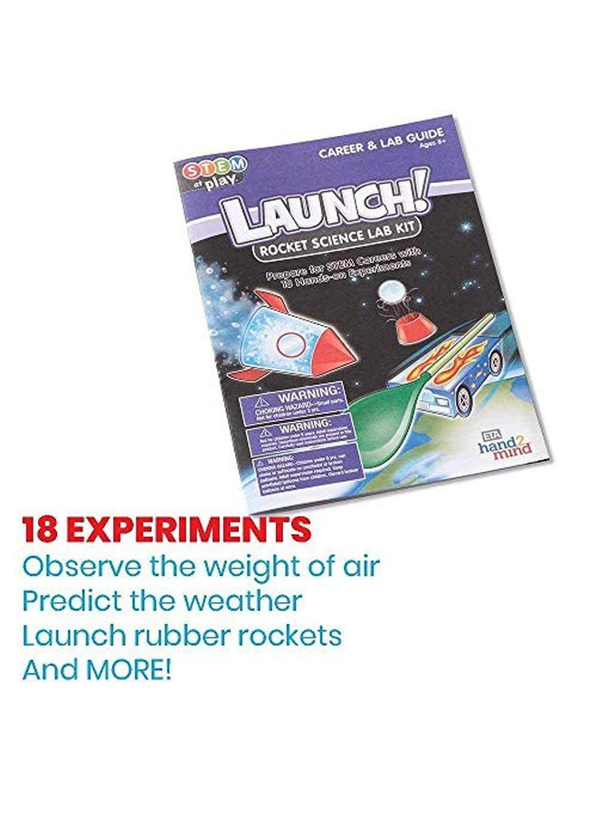 Launch Rocket Kids Science Kits 18 Stem Experiments And Activities Make Your Own Rocket Solar System & Rocket Races ; Educational Toys ; Stem Authenticated
