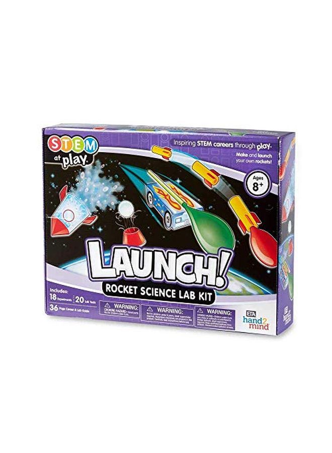 Launch Rocket Kids Science Kits 18 Stem Experiments And Activities Make Your Own Rocket Solar System & Rocket Races ; Educational Toys ; Stem Authenticated