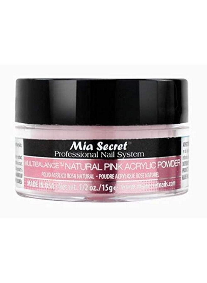 Professional Nail System Multibalance Natural Pink Acrylic Powder