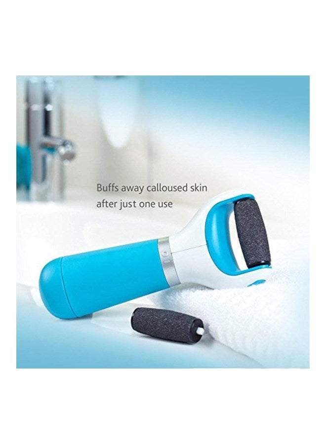 Pedi Perfect Electronic Foot File Blue/White/Black