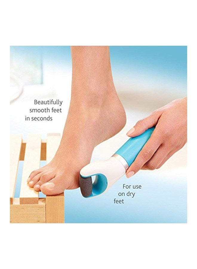 Pedi Perfect Electronic Foot File Blue/White/Black