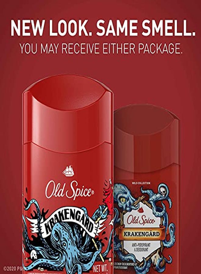 Wild Collection Antiperspirant & Deodorant Krakengard 2.6 Oz (Pack Of 3)