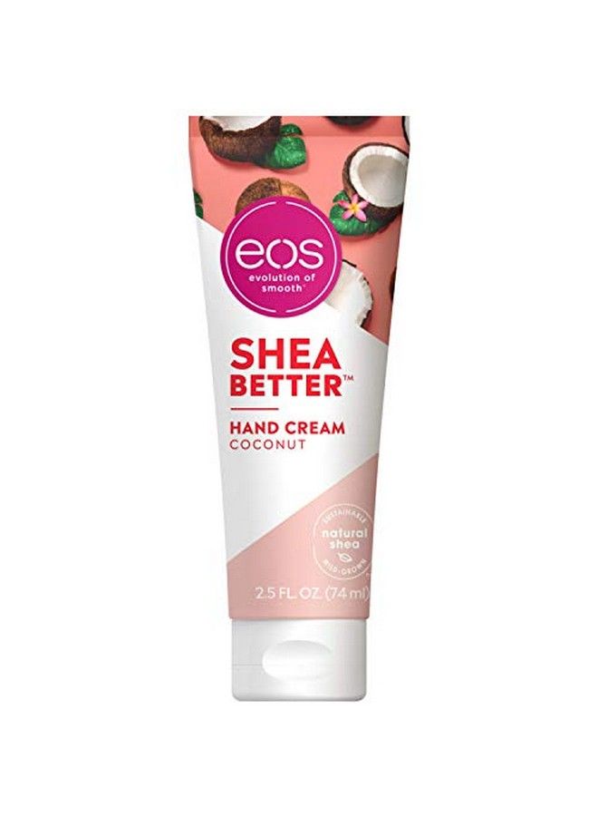 Shea Better Hand Cream Coconut Natural Shea Butter Hand Lotion And Skin Care 24 Hour Hydration With Shea Butter & Oil 2.5 Oz Packaging May Vary