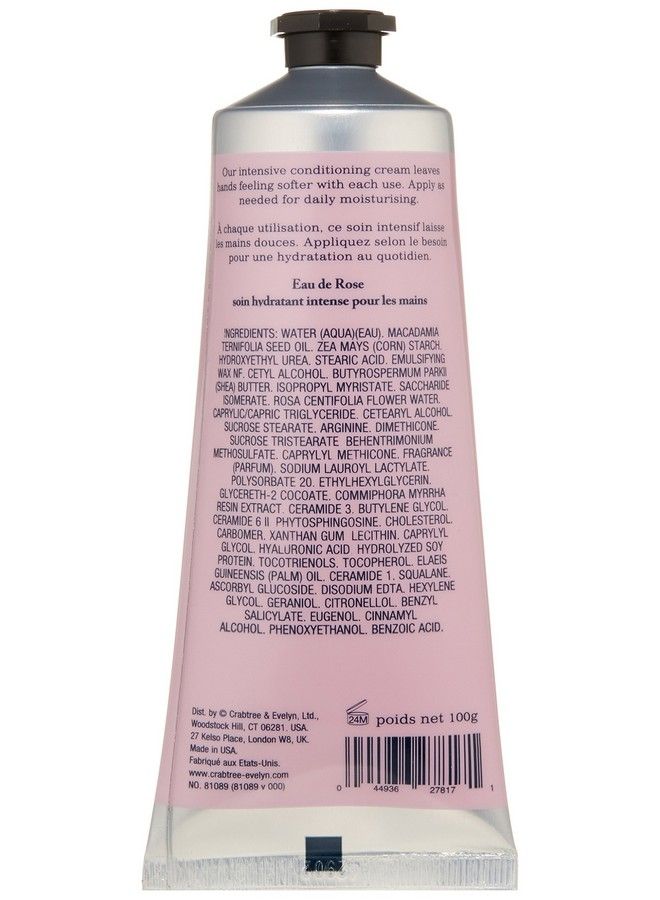 Ultramoisturising Hand Therapy Rosewater 3.5 Oz