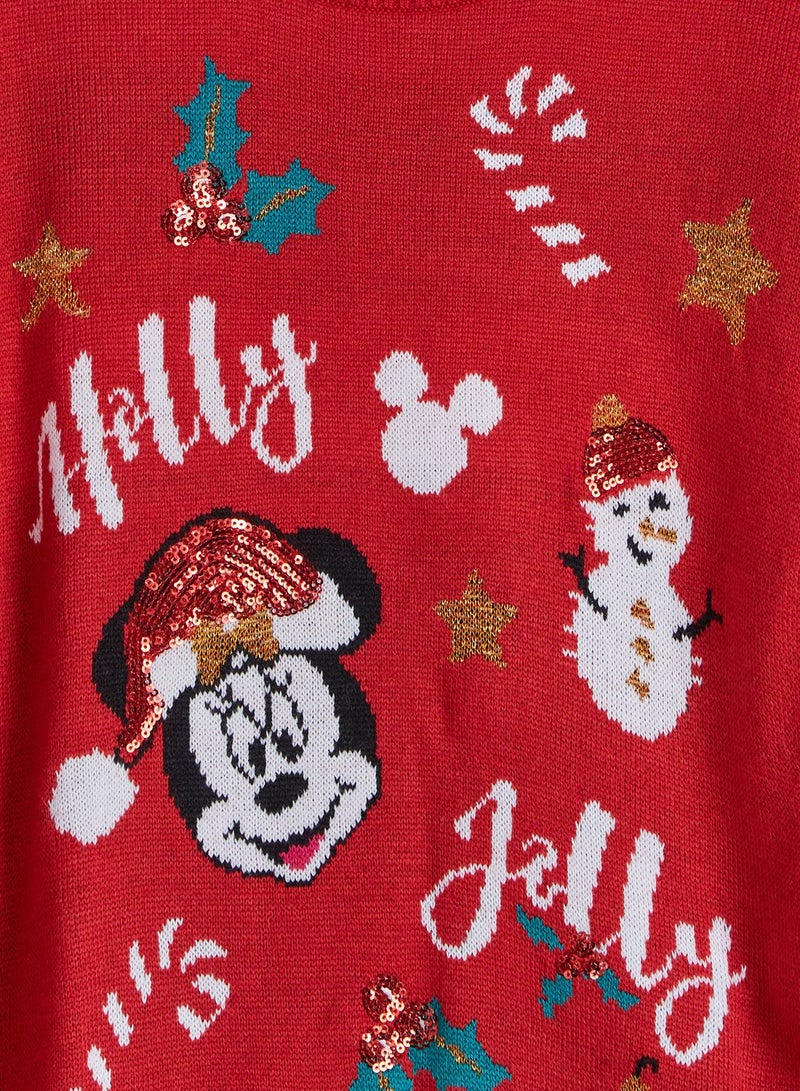 Kids Minnie Christmas Sweater