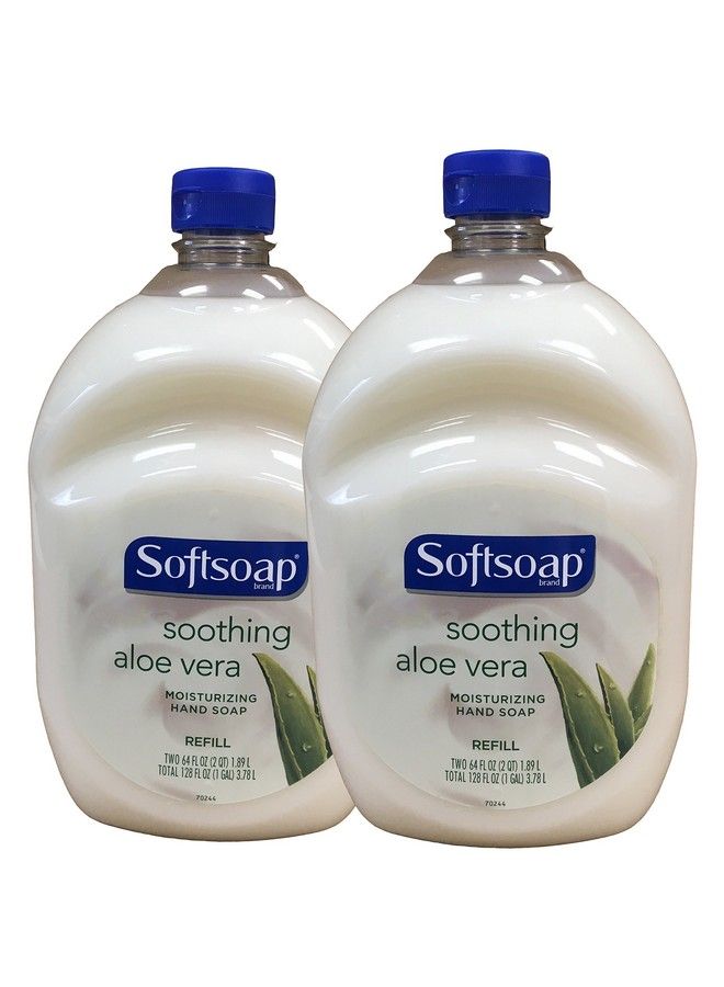 Hand Soap Soothing Aloe Vera Moisturizing Hand Soap Refill 64 Fl Oz (Pack Of 2)