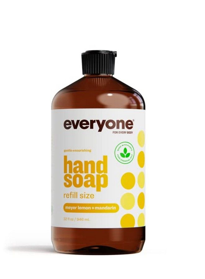 Liquid Hand Soap Refill 32 Ounce (Pack Of 2) Meyer Lemon And Mandarin Plantbased Cleanser With Pure Essential Oils