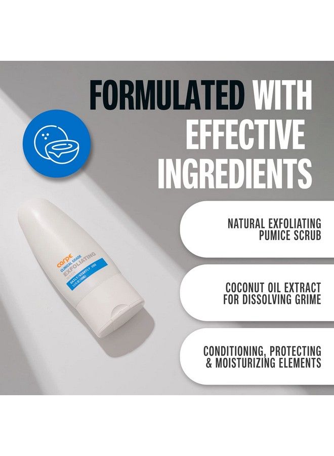 Exfoliating Underarm Scrub 24 Hour Odor Protection Underarm Exfoliator To Improve Deodorant Performance Energizing Minty Fresh Smell Armpit Scrub For Women And Men