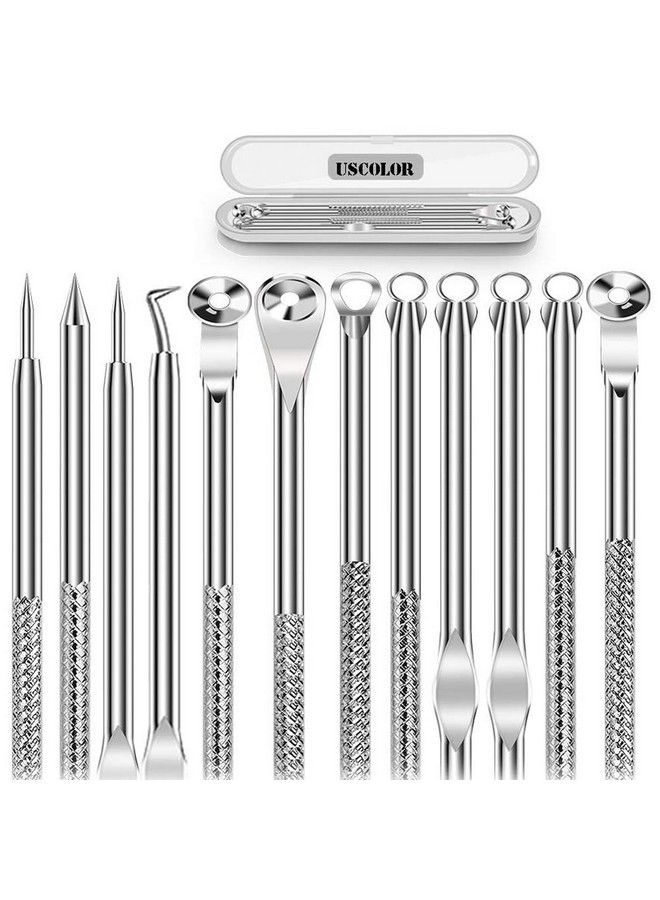 6Pcs Dual Heads Blackhead Remover Pimple Comedone Extractor Acne Whitehead Blemish Removal Kit Premium Stainless Steel Risk Free For Face Skin With Portable Box