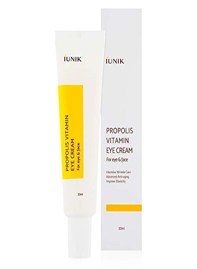 Propolis Vitamin C Eye Cream 1.01 Fl Oz Face Eye Moisturizer For Dullness, Dark Circles, Puffiness