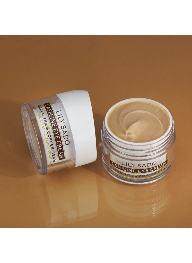 Tea+C Coffee & Matcha Caffeine Eye Cream Antiaging Vegan Natural Repair Moisturizer With Coffee Beans + Green Tea Prevents Undereye Wrinkles Puffiness Dark Circles & Eye Bags 1 Oz