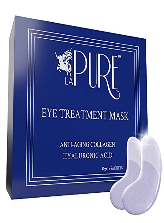 Luxury Collagen Eye Mask Under Eye Patches With Hyaluronic Acid Dark Circles Under Eye Treatment Under Eye Bags Treatment Eye Mask For Puffy Eyes Undereye Dark Circles Pads (15 Pairs)