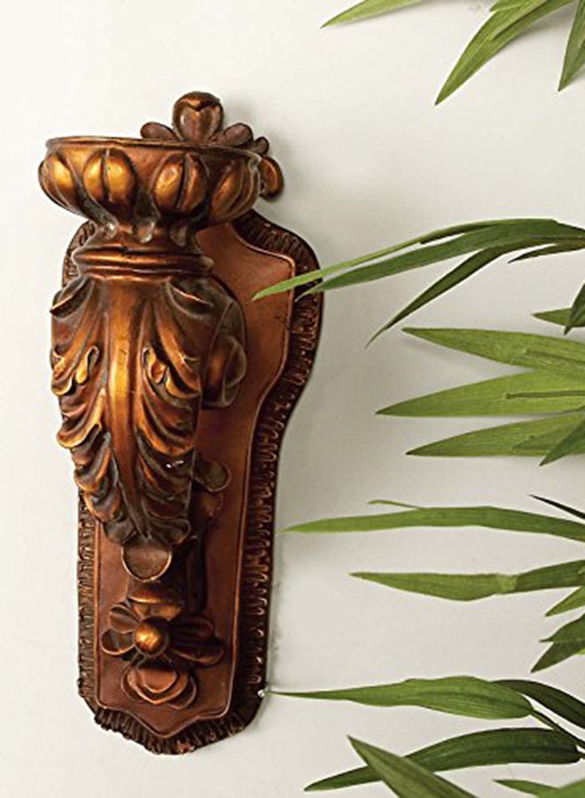 Candle Sconce Brown 13x5x6.5inch