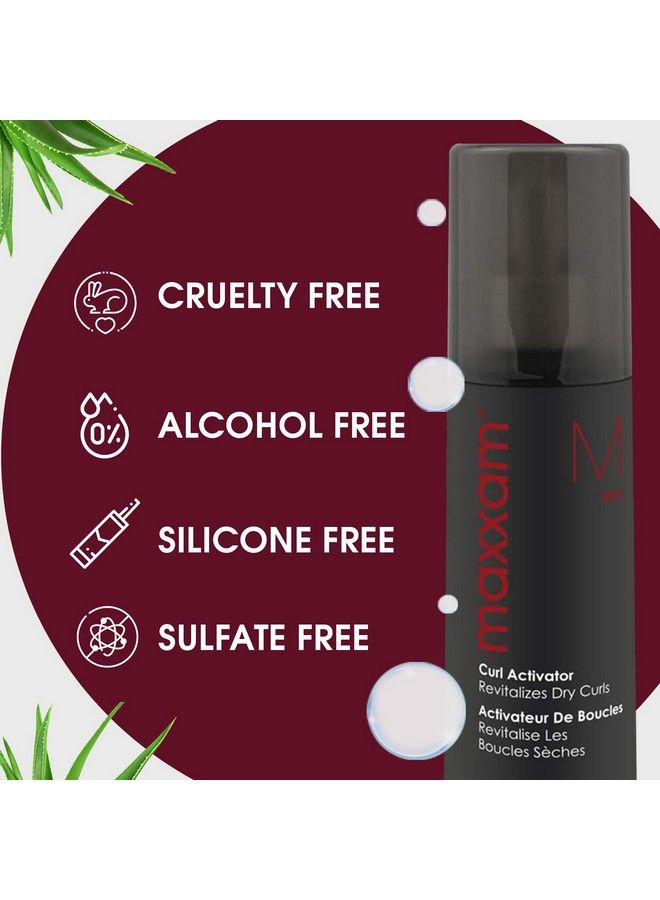 Curl Activator | Prevent Frizz | Boost Volume | Revitalize Dry Curls & Hair | Defining Curl Spray 8 Fl Oz