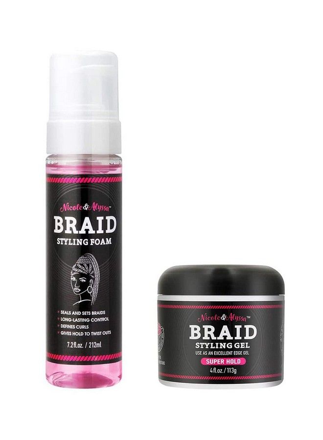 Braid Foam And Braid Gel Combo (7.2Oz(Foam) + 4Oz(Gel))