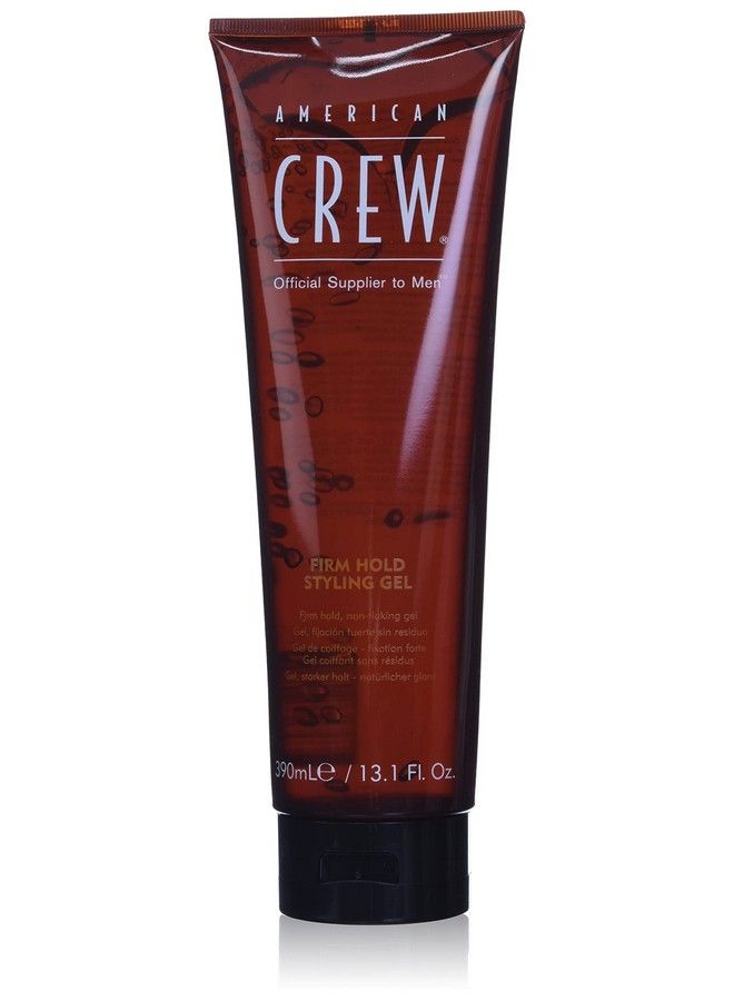Men Hair Gel By American Crew Firm Hold Nonflaking Styling Gel 13.1 Fl Oz