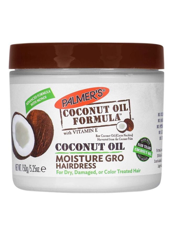 Coconut Oil Formula Moisture Gro Shining Hairdress 150grams