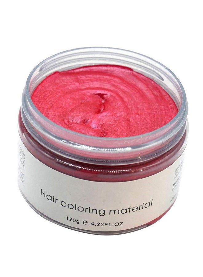 Hair Wax Color Styling Cream Mud Natural Hairstyle Color Pomade Washable Temporary Red