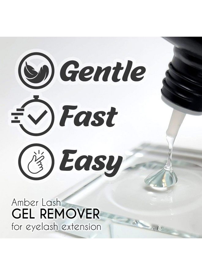 Safe Eyelash Extension Remover Gel 15Ml Gentle Fast Acting Lash Glue Remover For Eyelash Extensions Works In Just 60 Seconds Nonirritating Professional Eyelash Extension Remover Gel