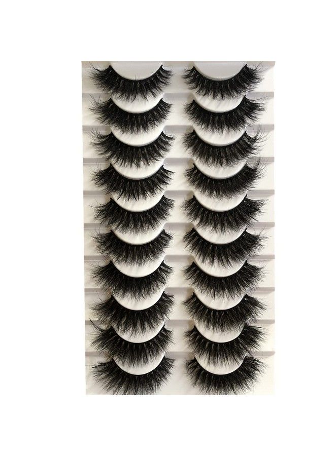 Fake Eyelashes Natural 15Mm Cat Eye Lashes Pack Short Fluffy Faux Mink Thick Curly 3D Dramatic Soft Strip False Eye Lashes Multipack