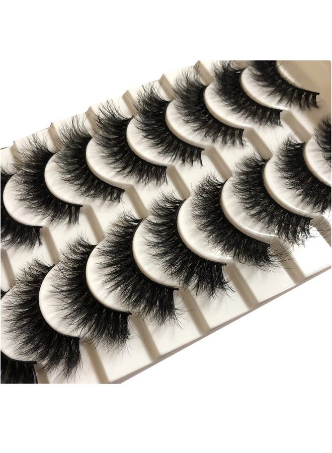 Fake Eyelashes Natural 15Mm Cat Eye Lashes Pack Short Fluffy Faux Mink Thick Curly 3D Dramatic Soft Strip False Eye Lashes Multipack